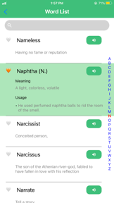 Vocabulary builder - Audio screenshot