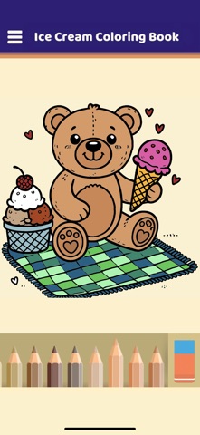My Ice Cream Coloring Book screenshot