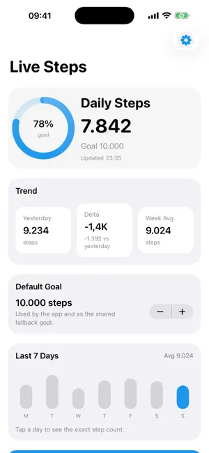 Live Steps screenshot 1