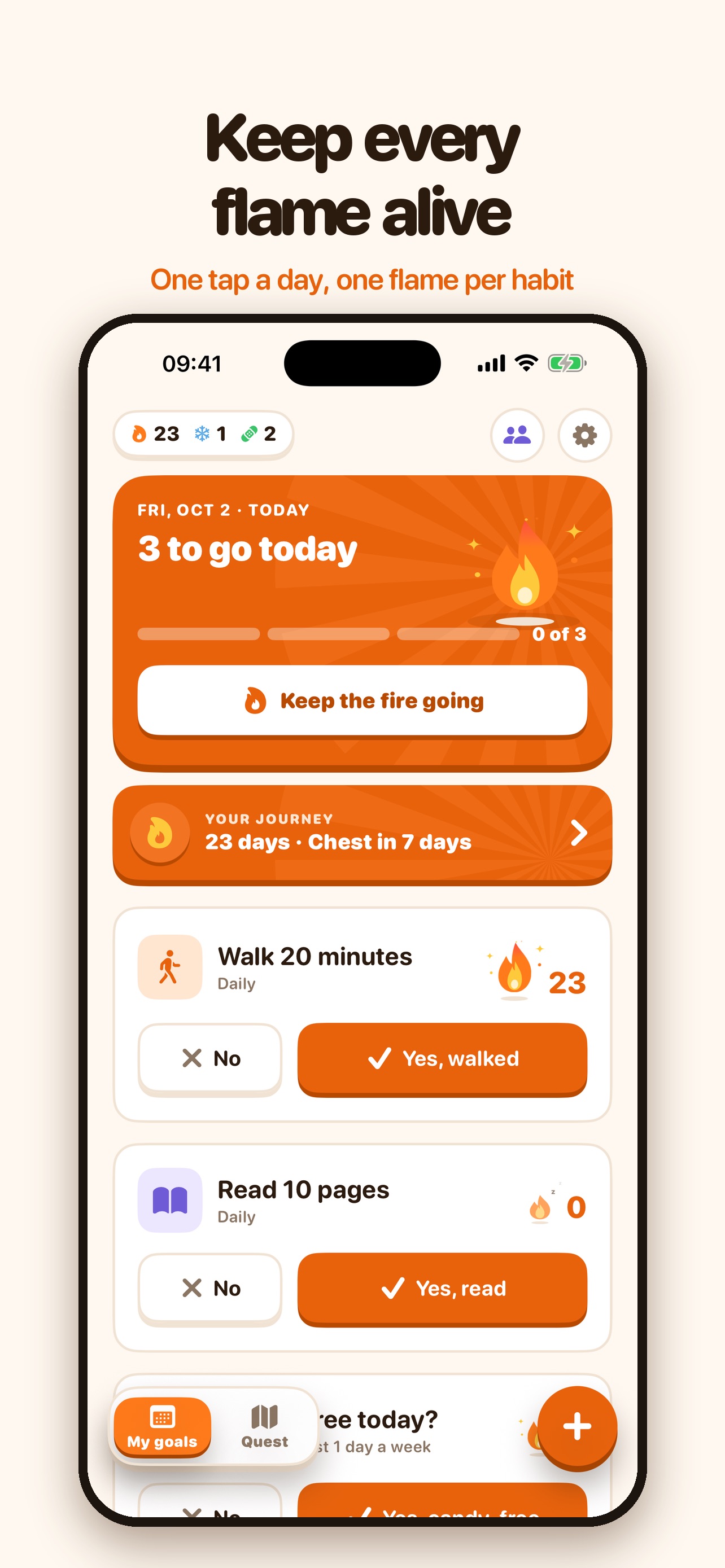 Screenshot 4 of Streakie: Habit Tracker