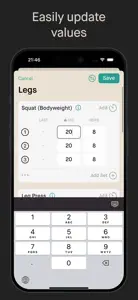 Hench Workout Tracker Gym Log screenshot #8 for iPhone