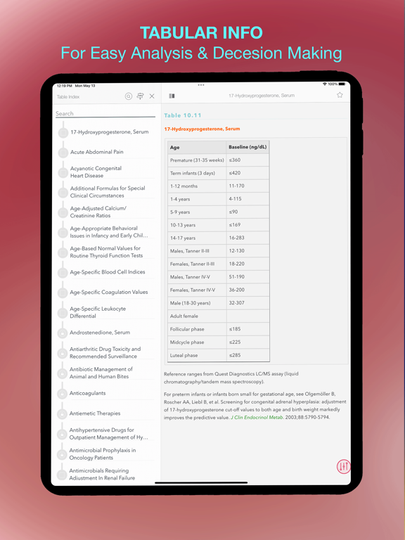 Screenshot #4 for Harriet Lane Handbook App