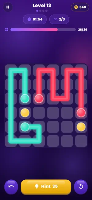 Konluma: Glow Link Puzzle screenshot 2