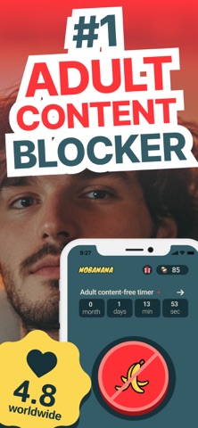 Block Adult Content: No Banana iPhone screenshot