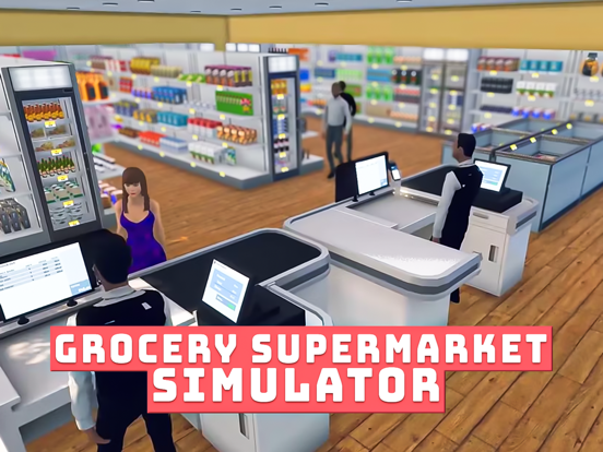 3D Supermarket Store Simulator iPad screenshot 1 - Entertainment app