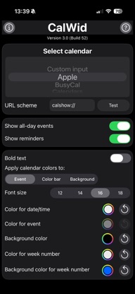 Calendar Widget ! screenshot 3