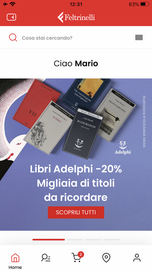 #2. Feltrinelli (iOS) Με: Librerie Feltrinelli