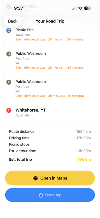 PicnicStopMap Screenshot 8 of 10