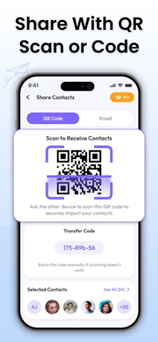 Transfer Contacts App iPhone screenshot