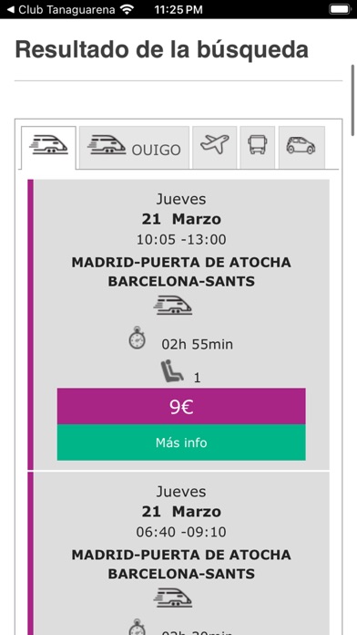 Truecalia | Billetes Tren Screenshot