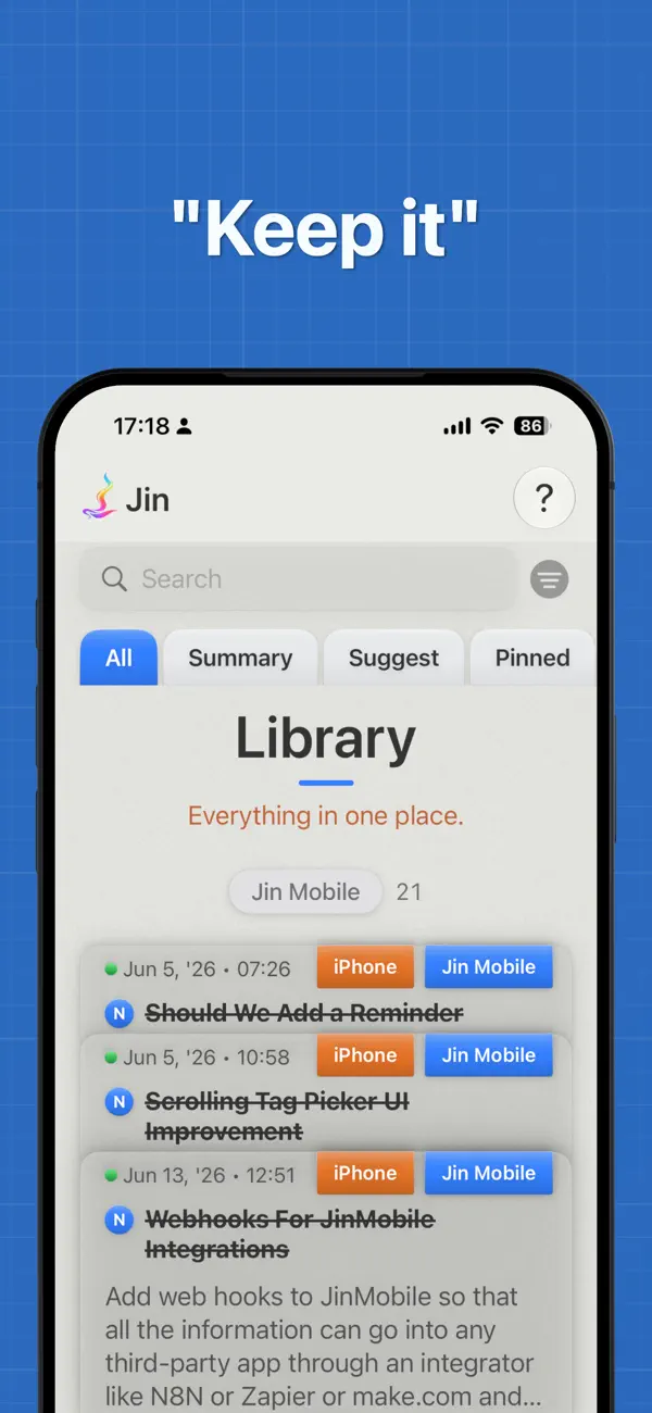 Screenshot #3 pour Jin Mobile