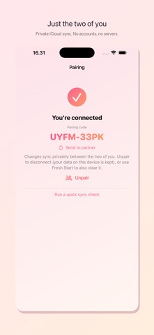 Relationship Tracker: Twosome iPhone screenshot