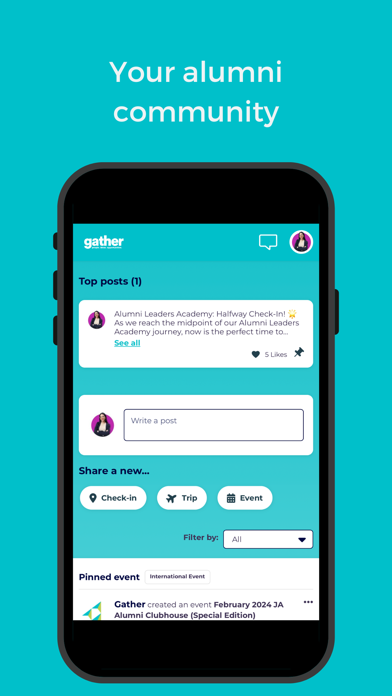 Gather Alumni Screenshot