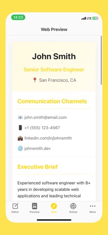 Resume Maker Create, Edit CVs Screenshot 4 of 4