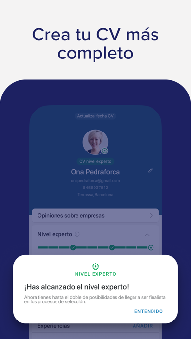 Screenshot #3 pour InfoJobs - Trabajo y Empleo
