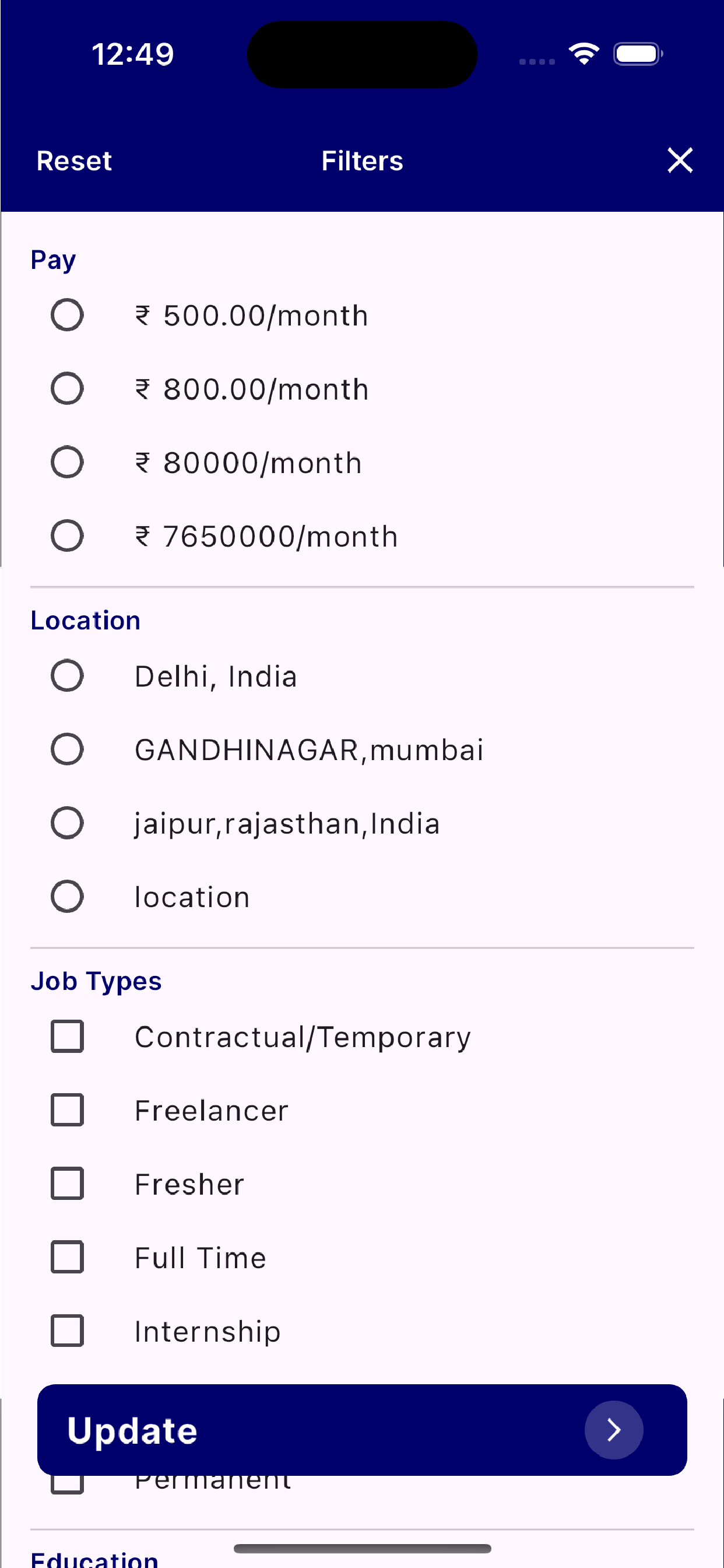 Mumbai City Jobs