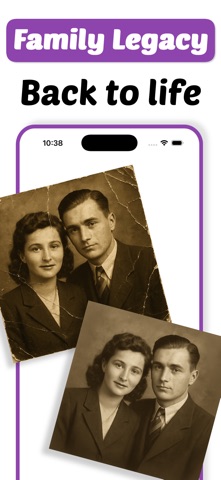 Restore & Repair Old Photos iPhone screenshot