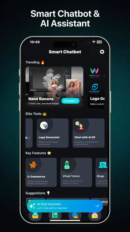 Smart Chatbot & AI Assistant screenshot 2 of 8