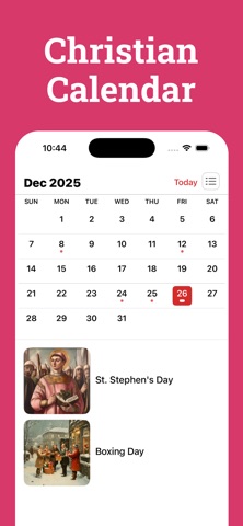 Bible Chat & Calendar 2026 iPhone screenshot