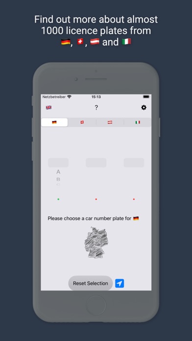 KennzeichenInfo Screenshot