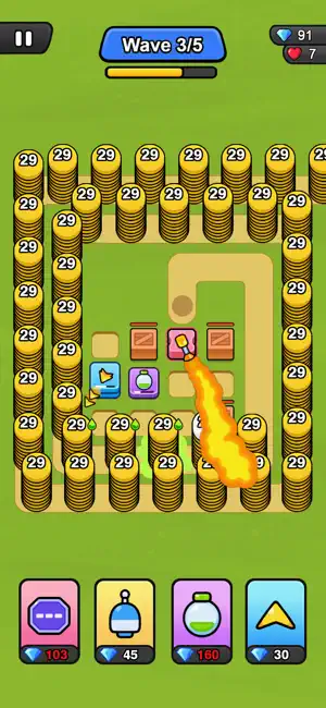 Hexa TD:Idle Game screenshot 3