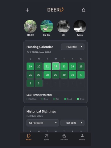 DeerID iPad screenshot