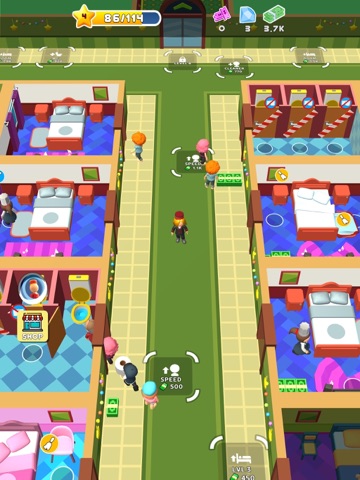 My Hotel Tycoon - idle game 3D iPad screenshot