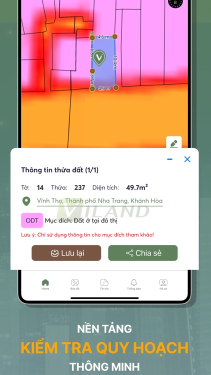 ViLand Pro Tra cứu quy hoạch