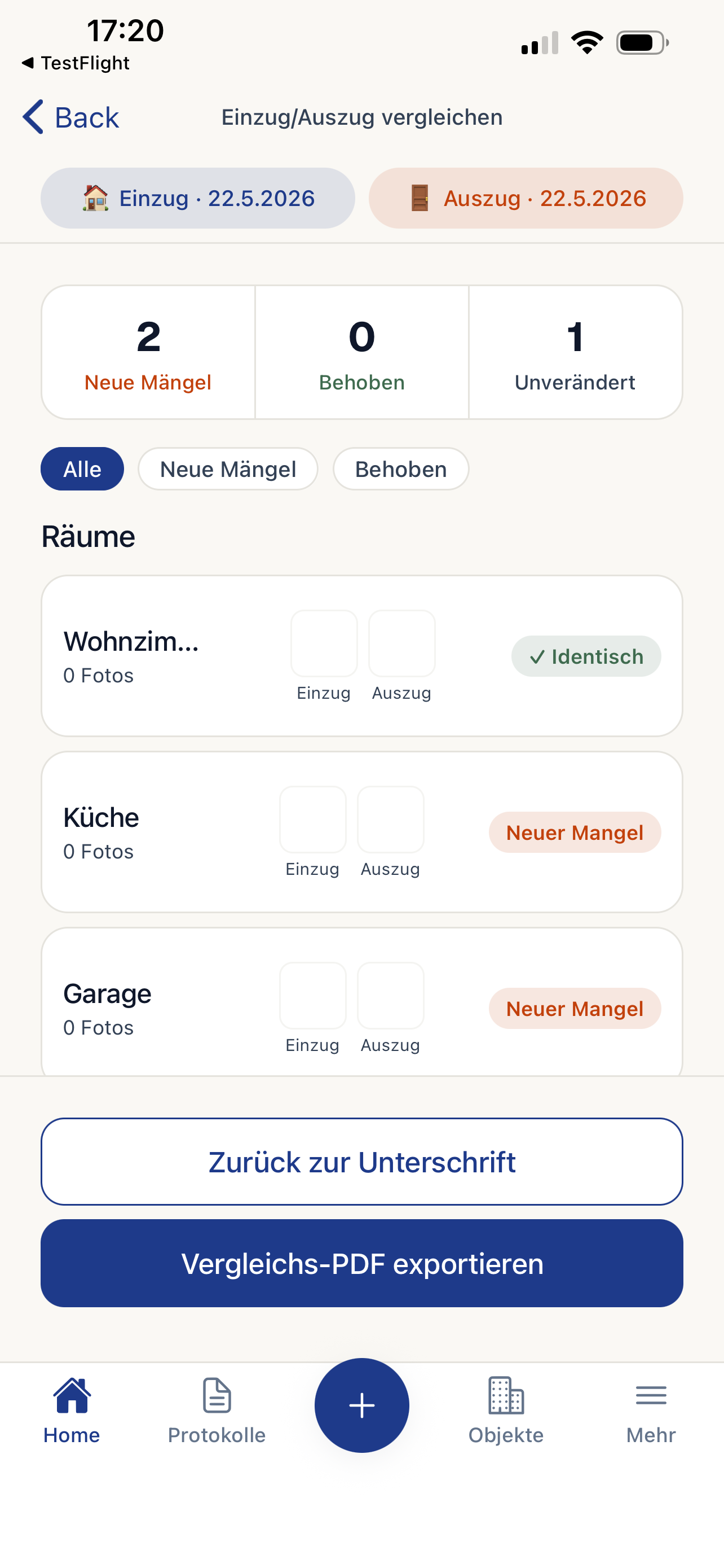 WohnungsCheck Protokoll screenshot 10
