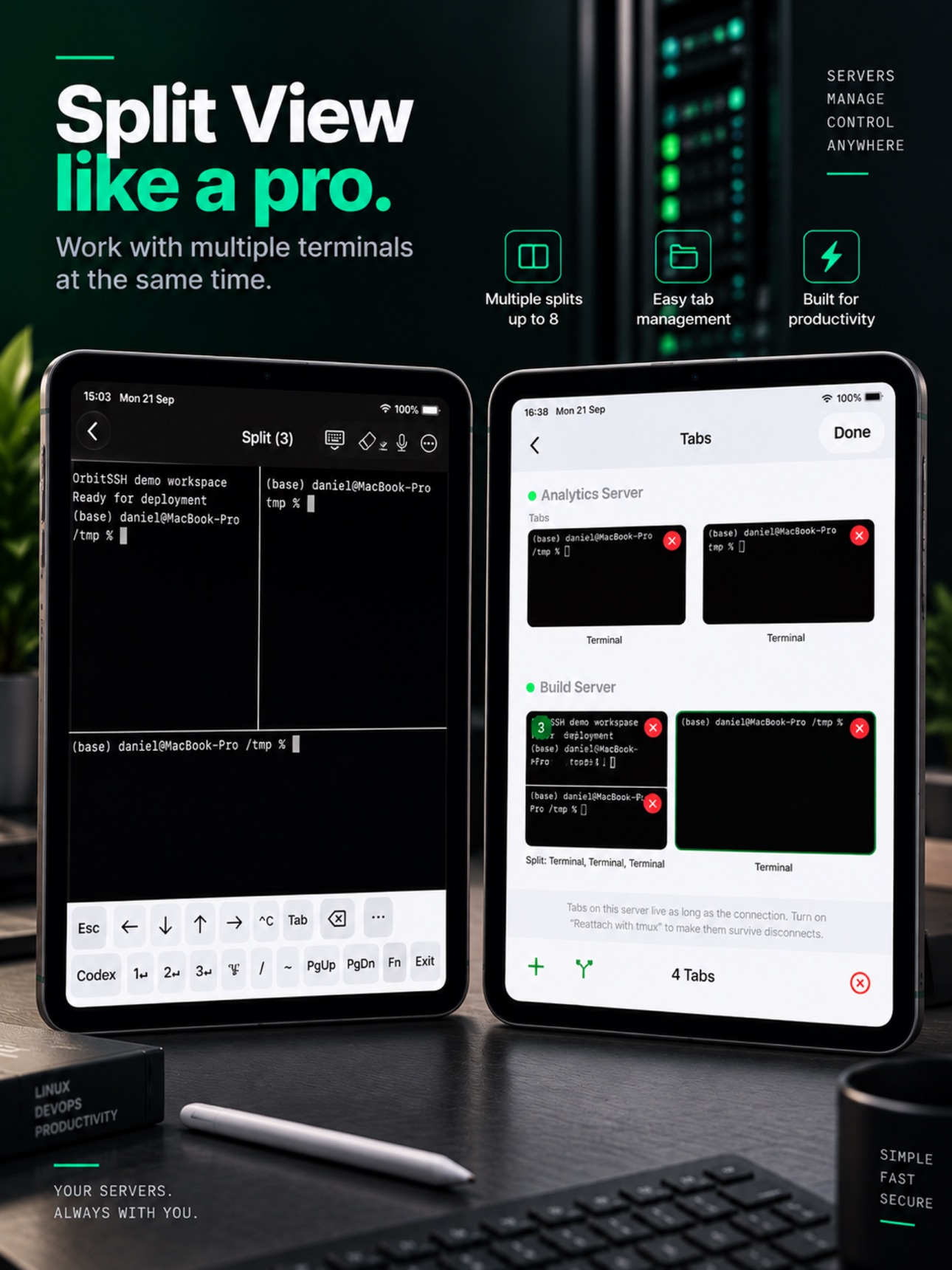 Screenshot 7 of OrbitSSH - Mobile Terminal