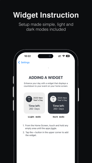 TimeTill - Countdown timer Screenshot