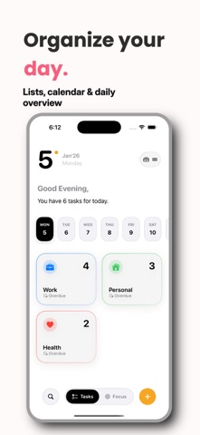 Focus: ADHD To Do List & Timer iPhone screenshot