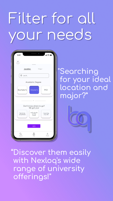 Nexloq - College Finder Screenshot