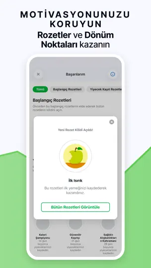 Fatsecret Kalori Sayacı iPhone Ekran Görüntüsü 6