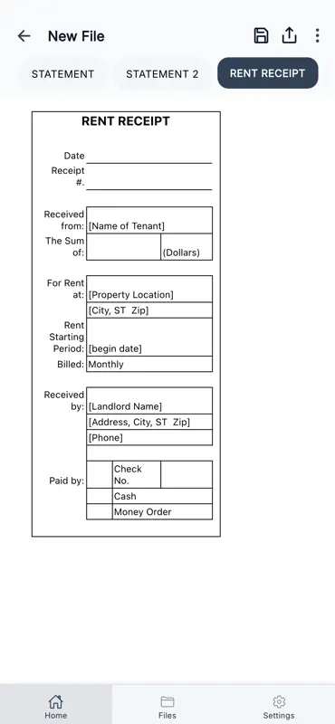 Rent Receipt Pro screenshot 4 of 9