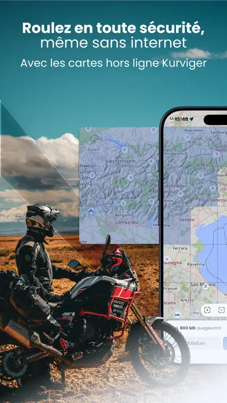 Kurviger navigation moto screenshot 6 of 10