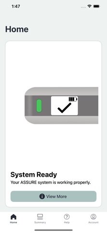 ASSURE patient application Screenshot 1 of 10