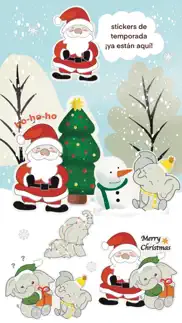 cute elephant stickers - kiana iphone capturas de pantalla 2