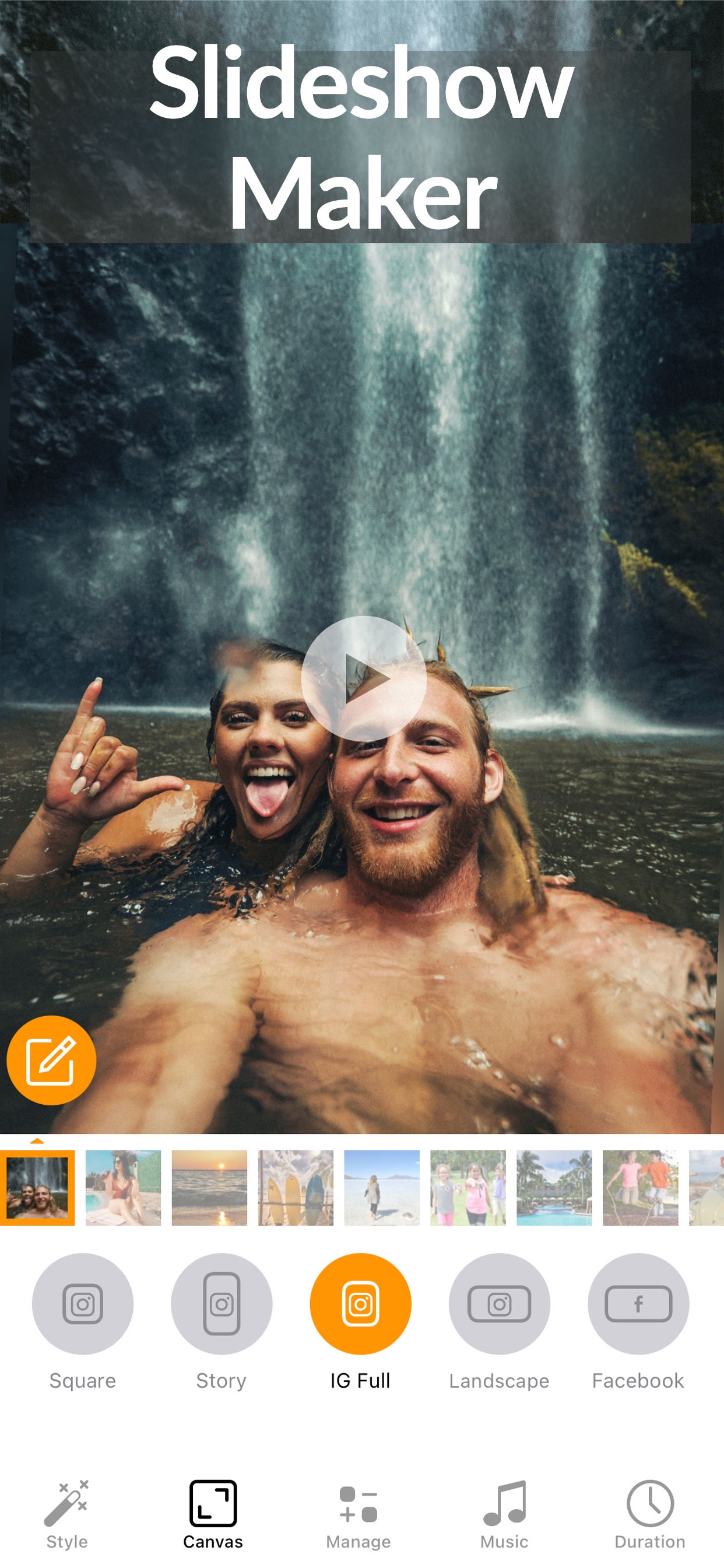 Slideshow Maker Video & Photo 스크린샷 1