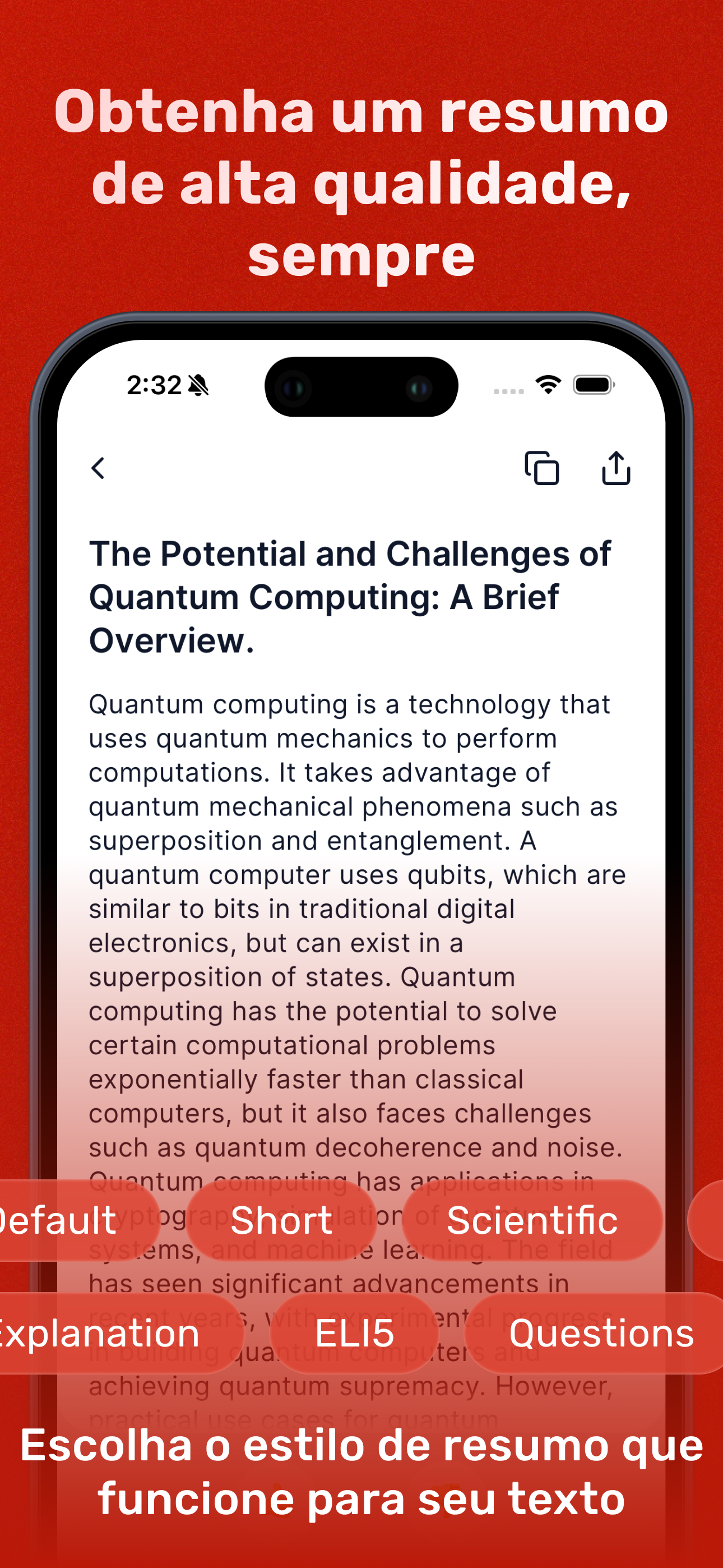 AI Summary - Resumo de Texto