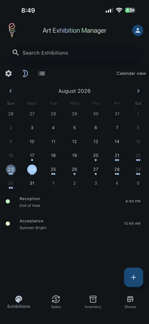 Art Exhibition Manager screenshot 3