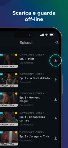 Mediaset Infinity Italia iPhone screenshot 8