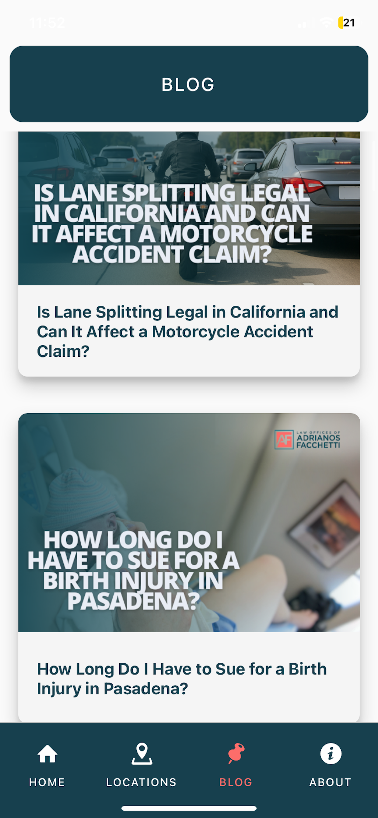 Facchetti Law screenshot 5