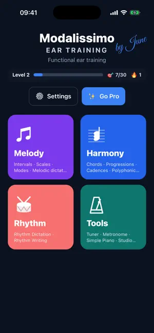 Modalissimo Ear Training screenshot 1