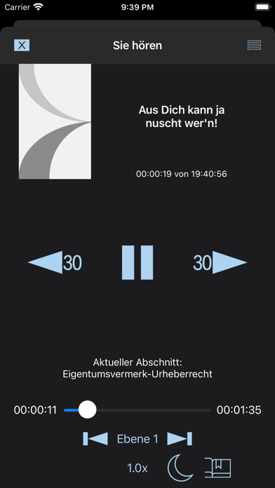 BHB Lesezeit Screenshot