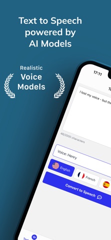 Text to Voice AI Reader Screenshot 1 of 6