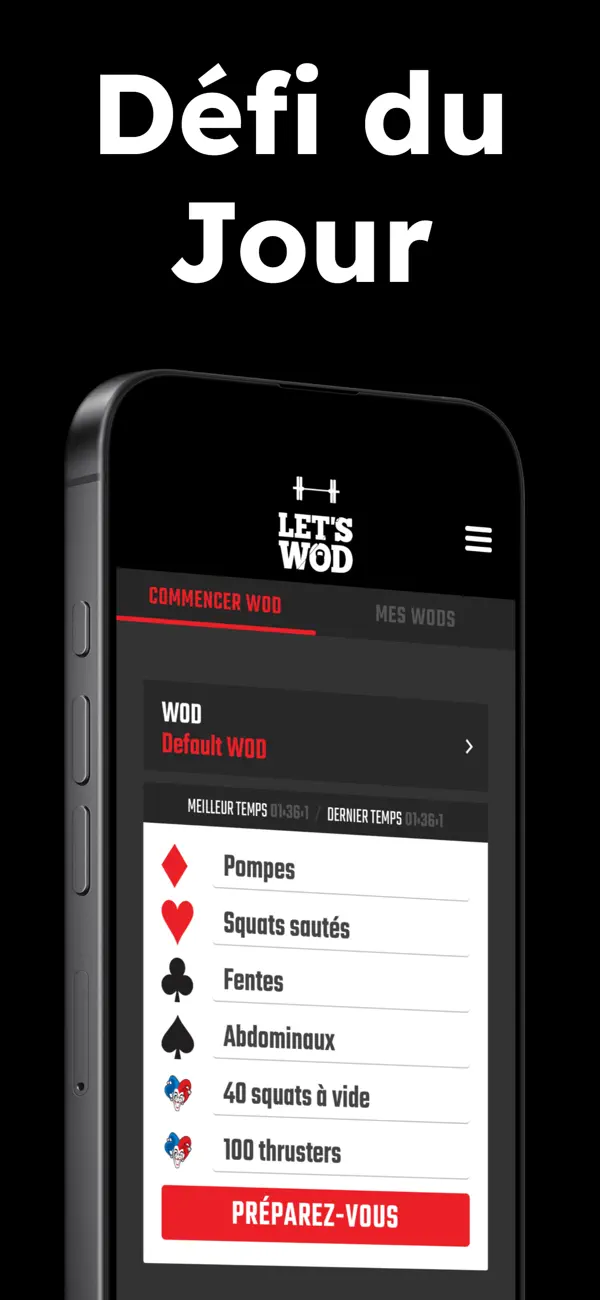 Screenshot #1 pour WOD Jeu de Cartes