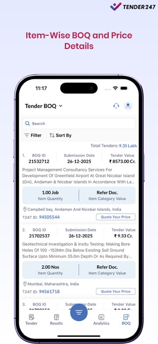 Tender247 App Screenshot 9 of 9
