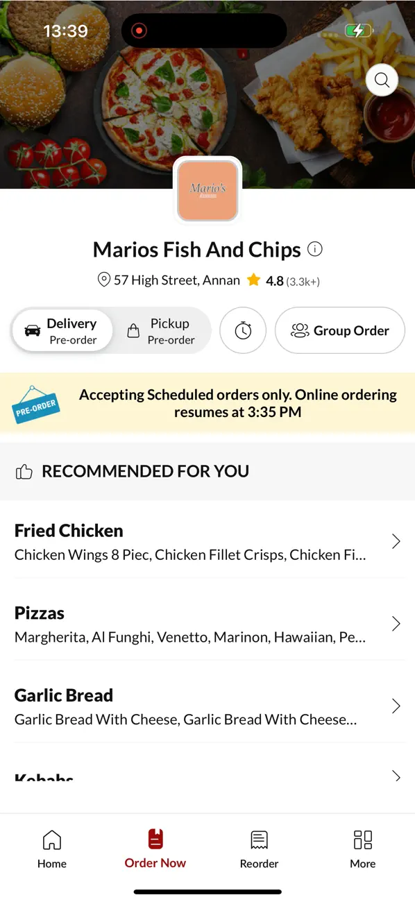 Screenshot #2 pour Marios Fish And Chips