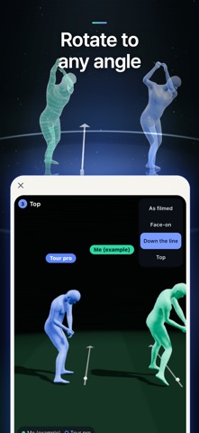 SwingGhost - Golf Swing 3D screenshot 3